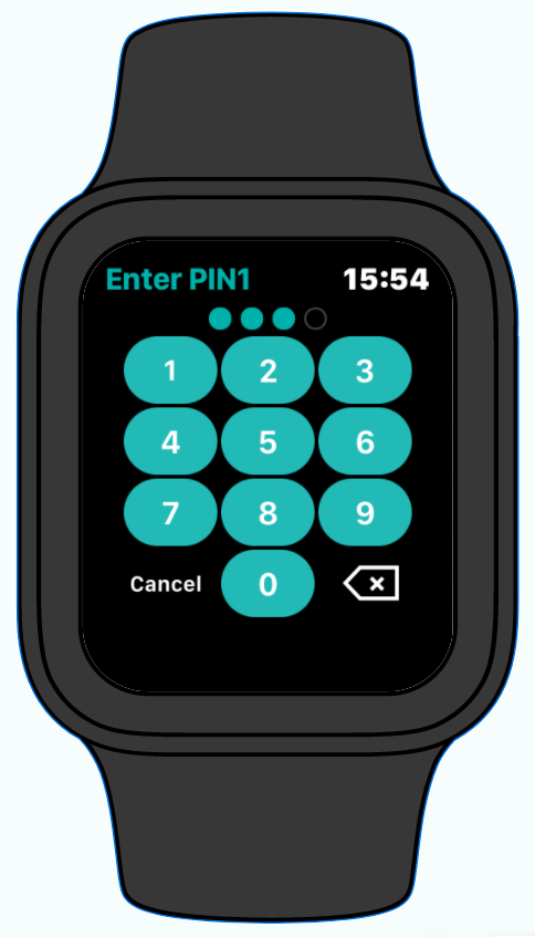 displayTextAndPIN 2 watch